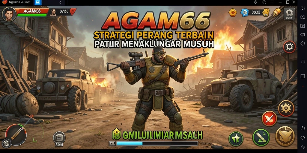 Tampilan gameplay strategis dalam AGAM66 yang menegangkan.