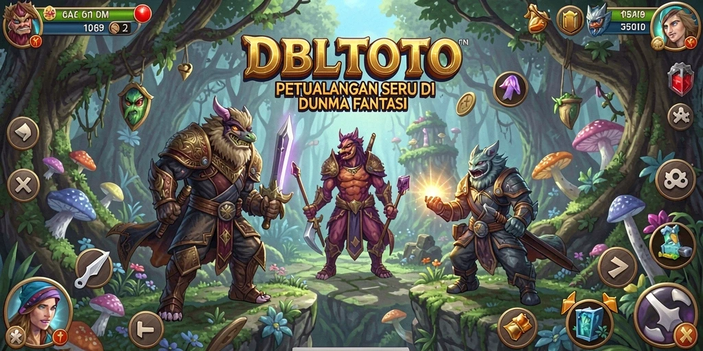 Tangkapan layar menunjukkan aksi seru dalam game DBLTOTO.