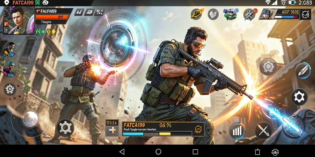 Tampilan menarik dari gameplay <strong>FATCAI99</strong> dengan aksi yang seru.
