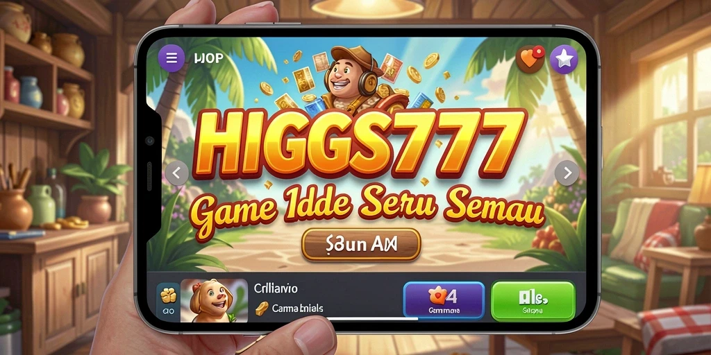 Screenshot gameplay HIGGS777 menampilkan aksi seru dalam permainan Idle.
