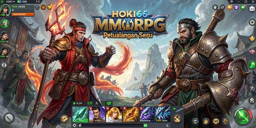 Screenshot HOKI65 menampilkan aksi seru dalam petualangan MMORPG.