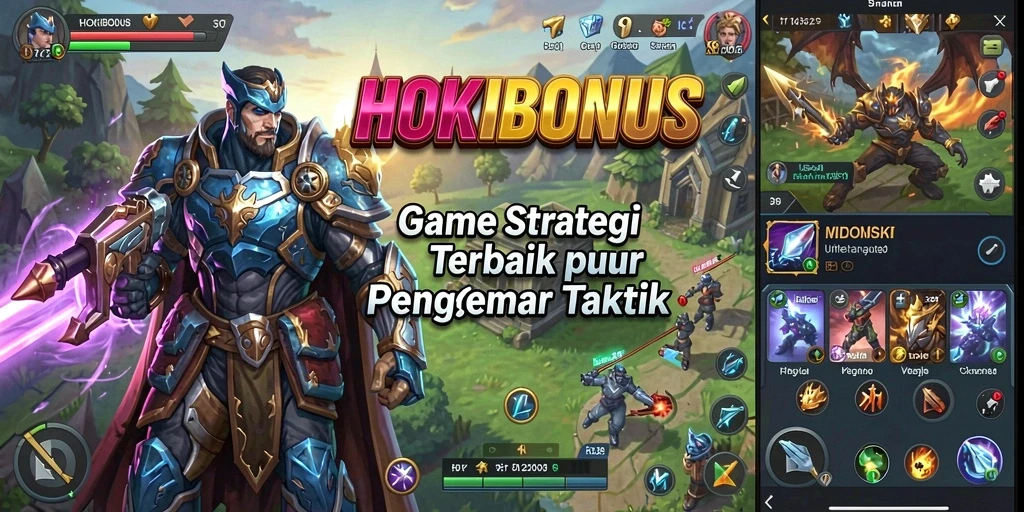 Gameplay taktis HOKIBONUS yang menarik dan menantang.