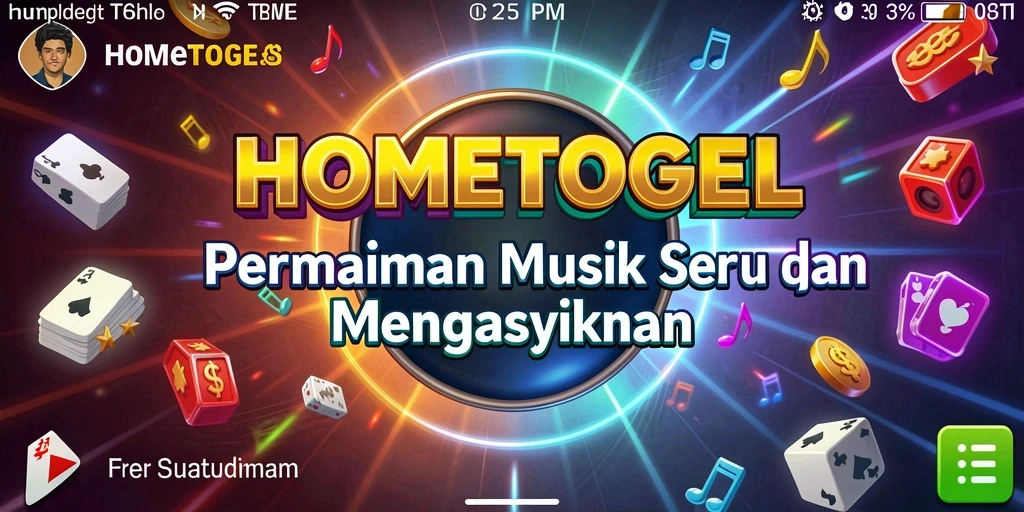 Tampilan gameplay HOMETOGEL yang seru dan interaktif.