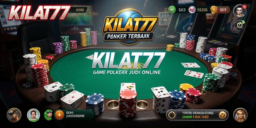 Screenshot menunjukkan tampilan gameplay intens dari permainan Poker.