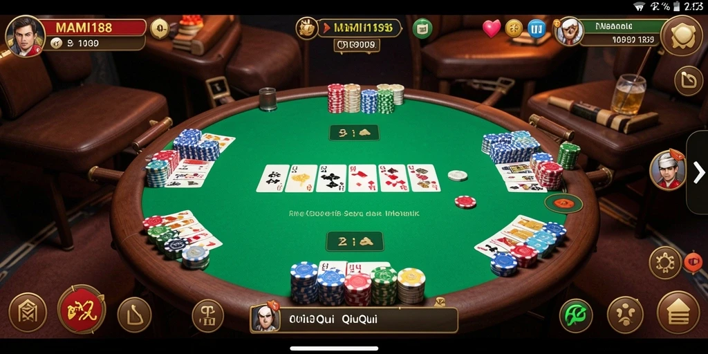 Screenshot gameplay QiuQiu di MAMI188 yang seru
