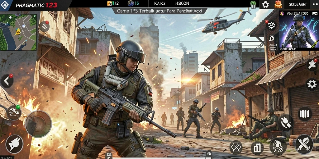 Tampilan gameplay mendebarkan dari PRAGMATIC123 dengan aksi yang intens.