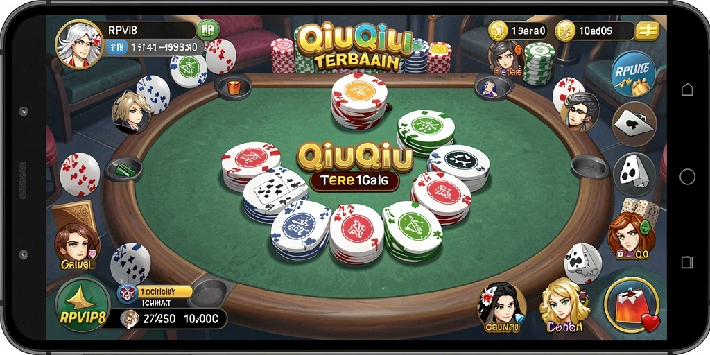 Tampilan screenshot dari gameplay QiuQiu RPVIP8 yang menarik.