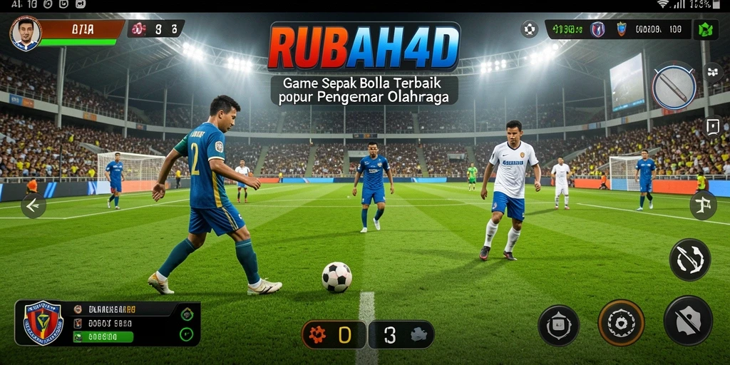 Tampilan seru gameplay RUBAH4D dengan aksi sepak bola yang mendebarkan.