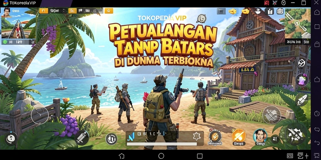 Tampilan menawan gameplay Open World TOKOPEDIAVIP.