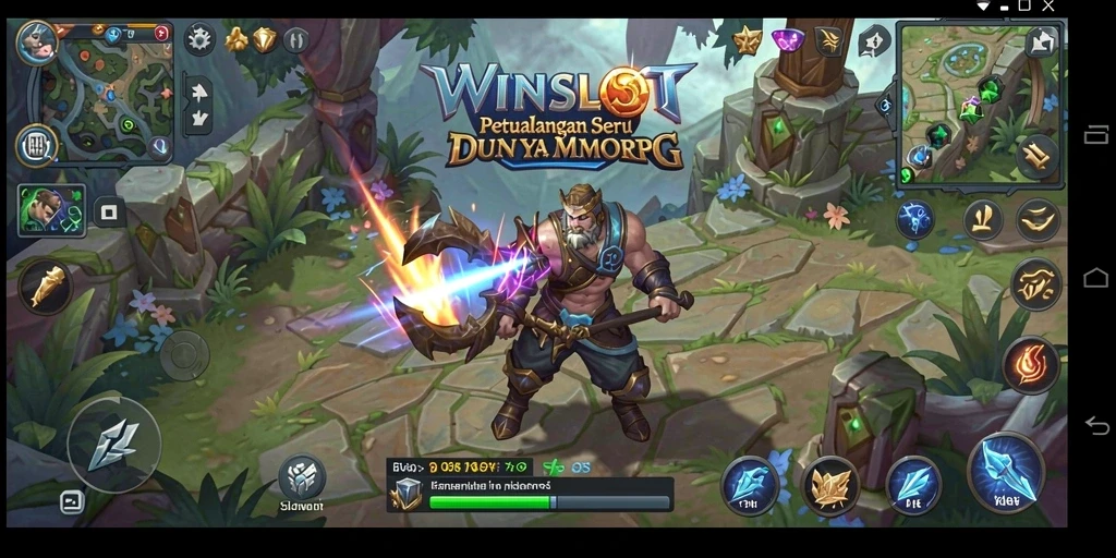 Tampilan gameplay seru WINSLOT dengan aksi epik MMORPG.
